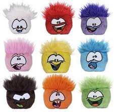 Puffles de todos los colores en Block Buuster